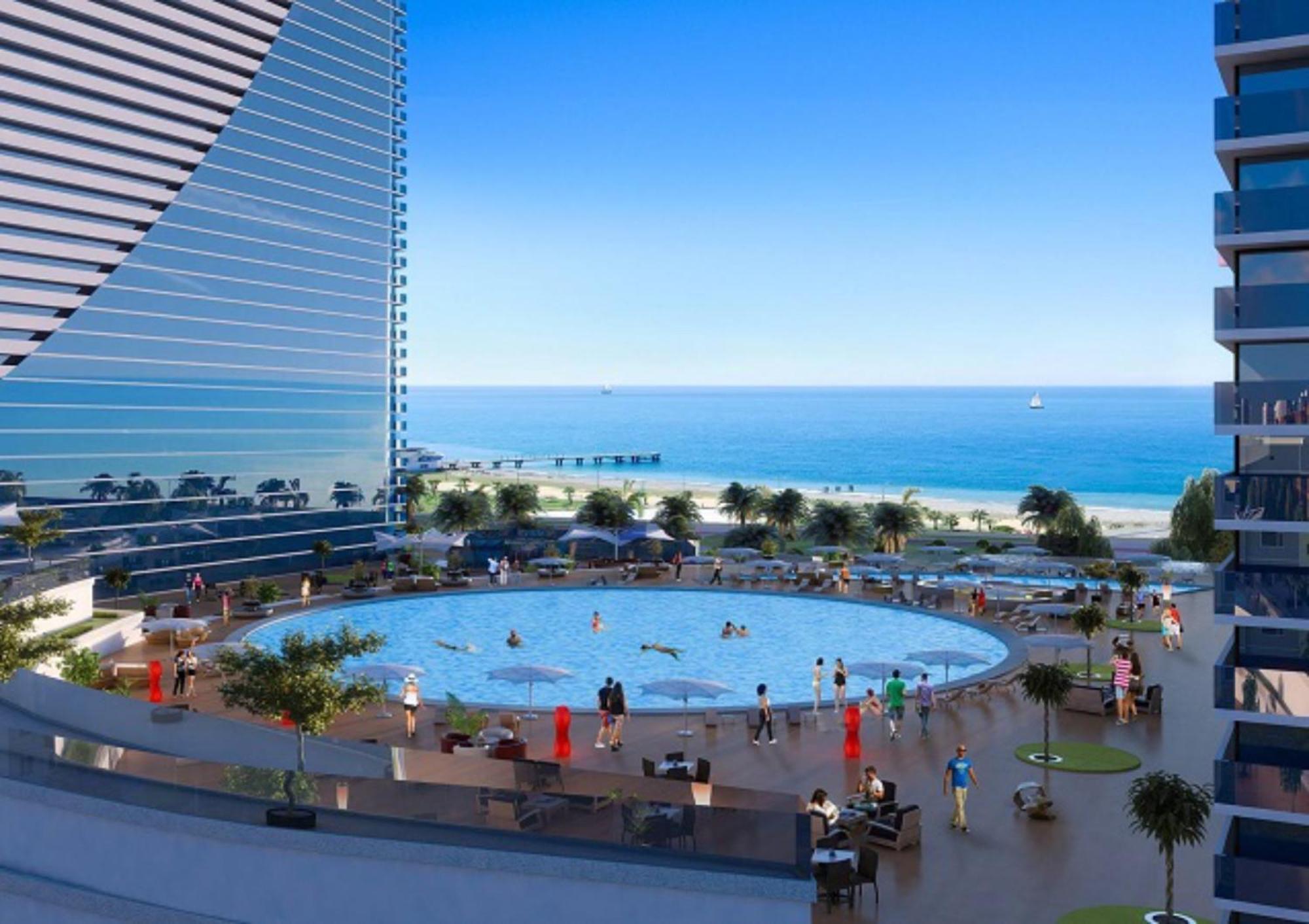 شقة Orbi City Panorama Vip باتومي المظهر الخارجي الصورة